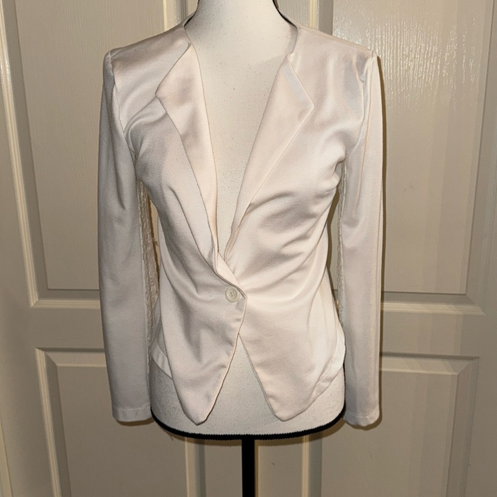 JUNIORS - WET SEAL White Cardigan Blazer - Size M
